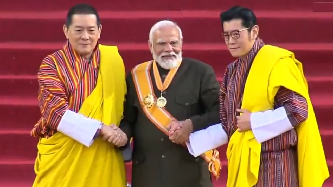 Indian Prime Minister Modi awarded Bhutan’s highest civilian honor