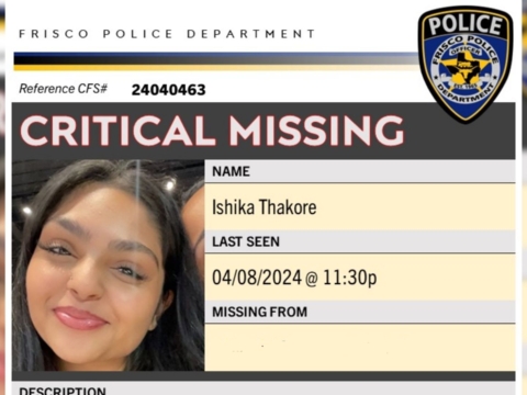 Indian-American teen Ishika Thakore found safe after Frisco Police issue critical missing alert
