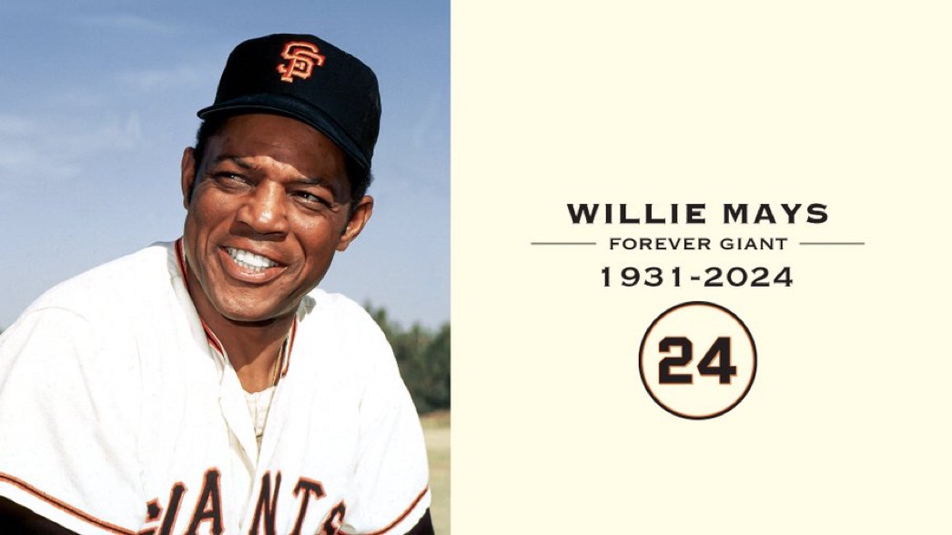 Baseball legend Willie Mays passes away at 93 years old