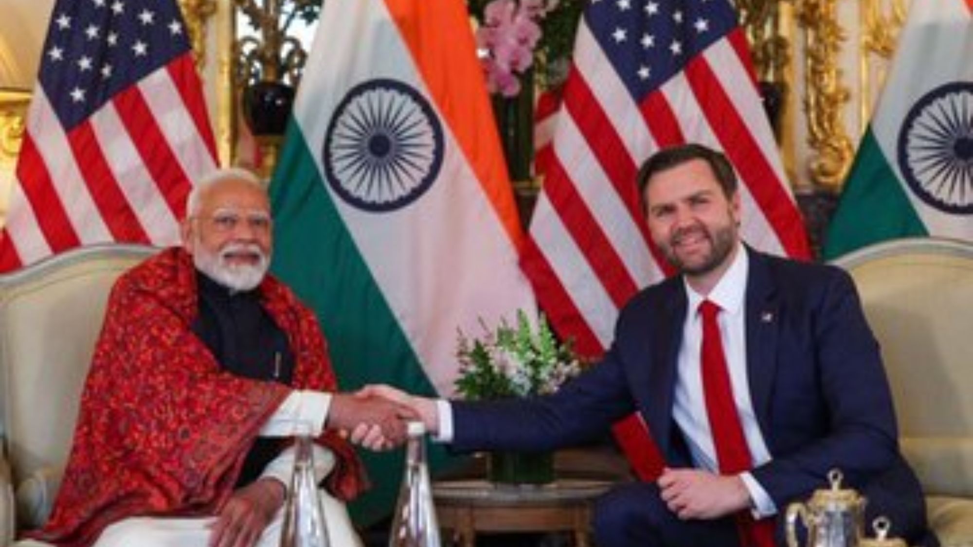 Modi Meets VP Vance in Paris, Celebrates Son's Birthday with Gifts