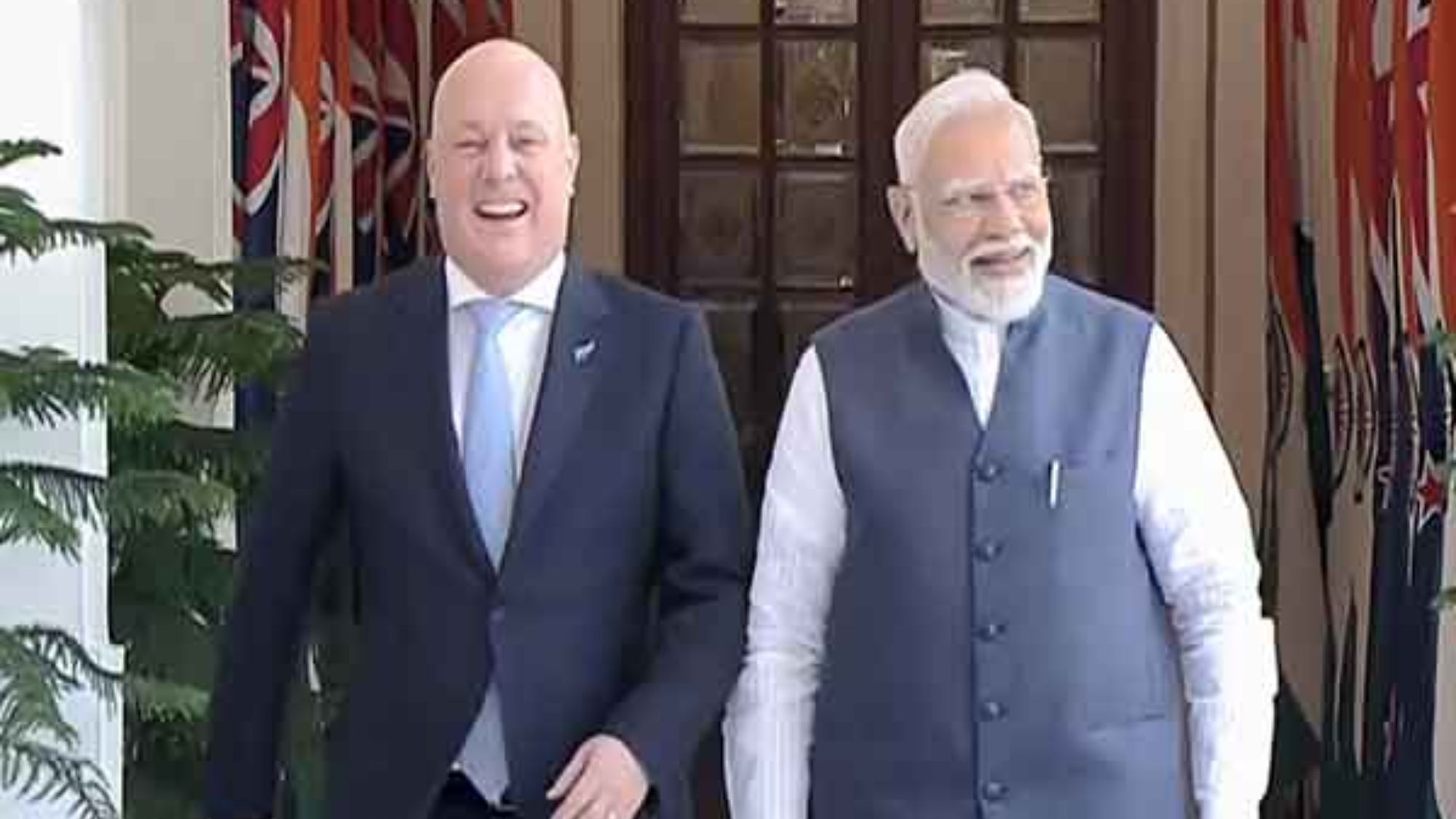 New Zealand and India revive trade negotiations as Luxon meets Modi