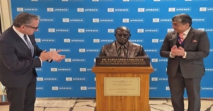 Ambedkar memorial installed at UNESCO Paris