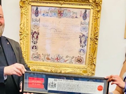 Shruti Tripathi Chopra receives City of London honor
