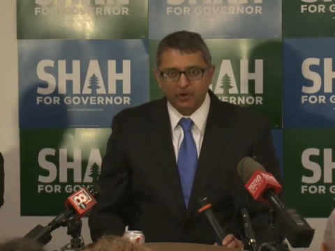 Nirav Shah leads early in the Maine governor's campaign