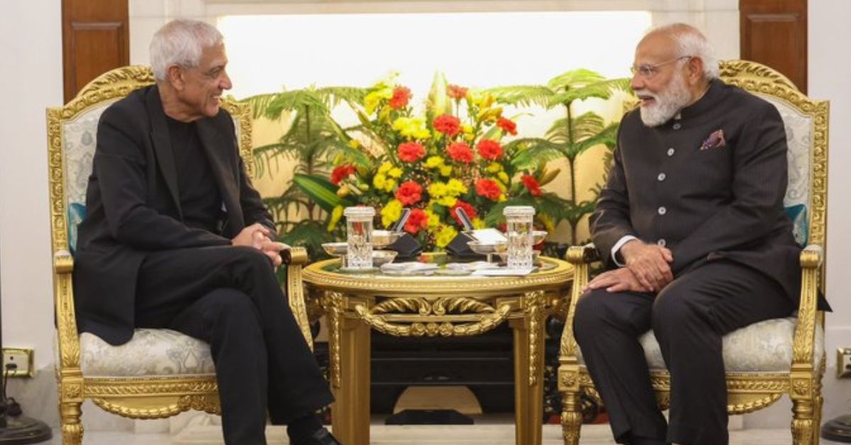 Modi, Khosla discuss AI and startups in New Delhi