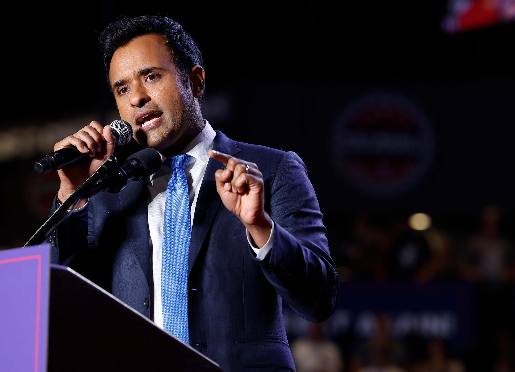 Vivek Ramaswamy’s American identity speech sparks conservative backlash