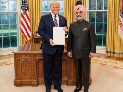 Trump congratulates Sandhu on Delhi Lt. Governor appointment