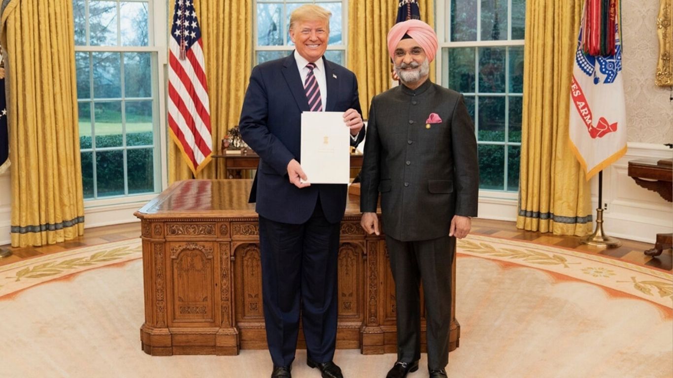 Trump congratulates Sandhu on Delhi Lt. Governor appointment