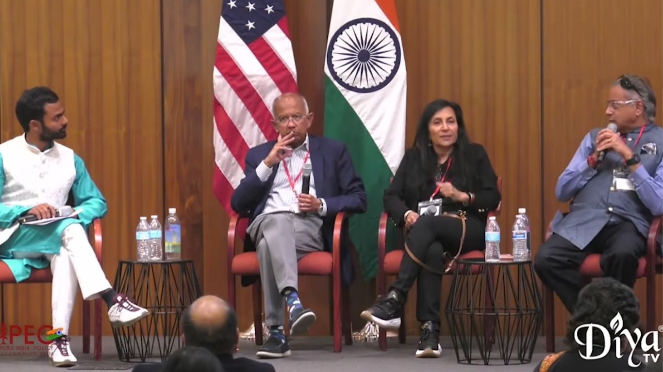 Shashi Tharoor, Sumit Ganguly, and Asha Jadeja discuss U.S.–India geopolitics at Stanford