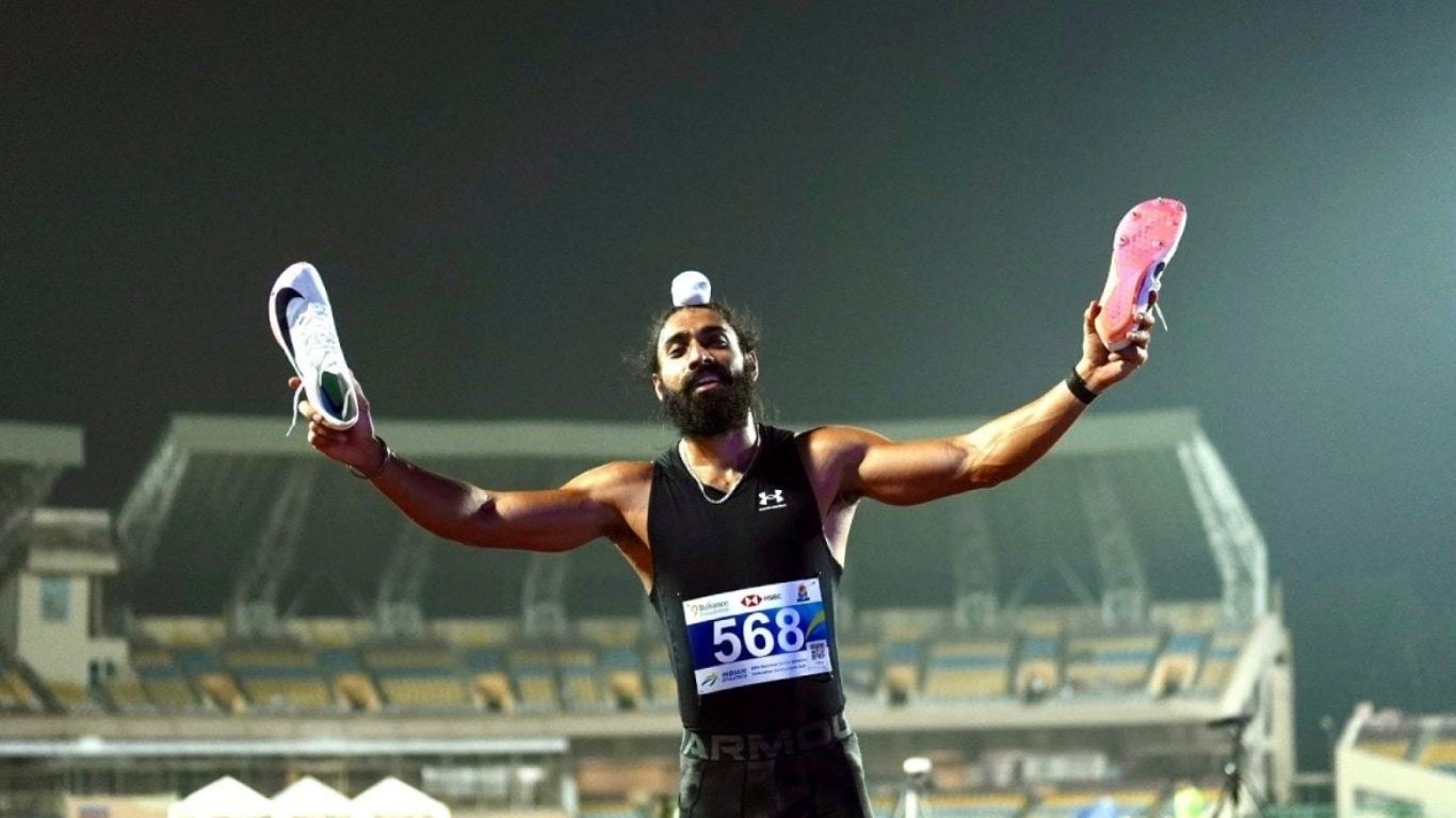 Gurindervir Singh praised after historic 100m sprint record