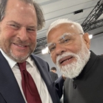 Salesforce’s Marc Benioff connects with Modi at G7