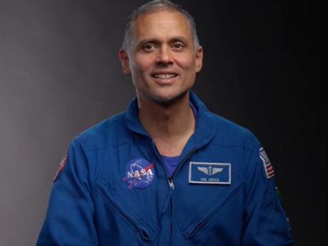 NASA astronaut Anil Menon begins his first ISS mission