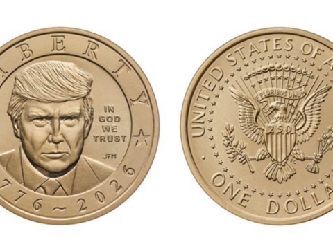 US Mint begins production of $1 coin bearing Trump's face for America's 250th anniversary