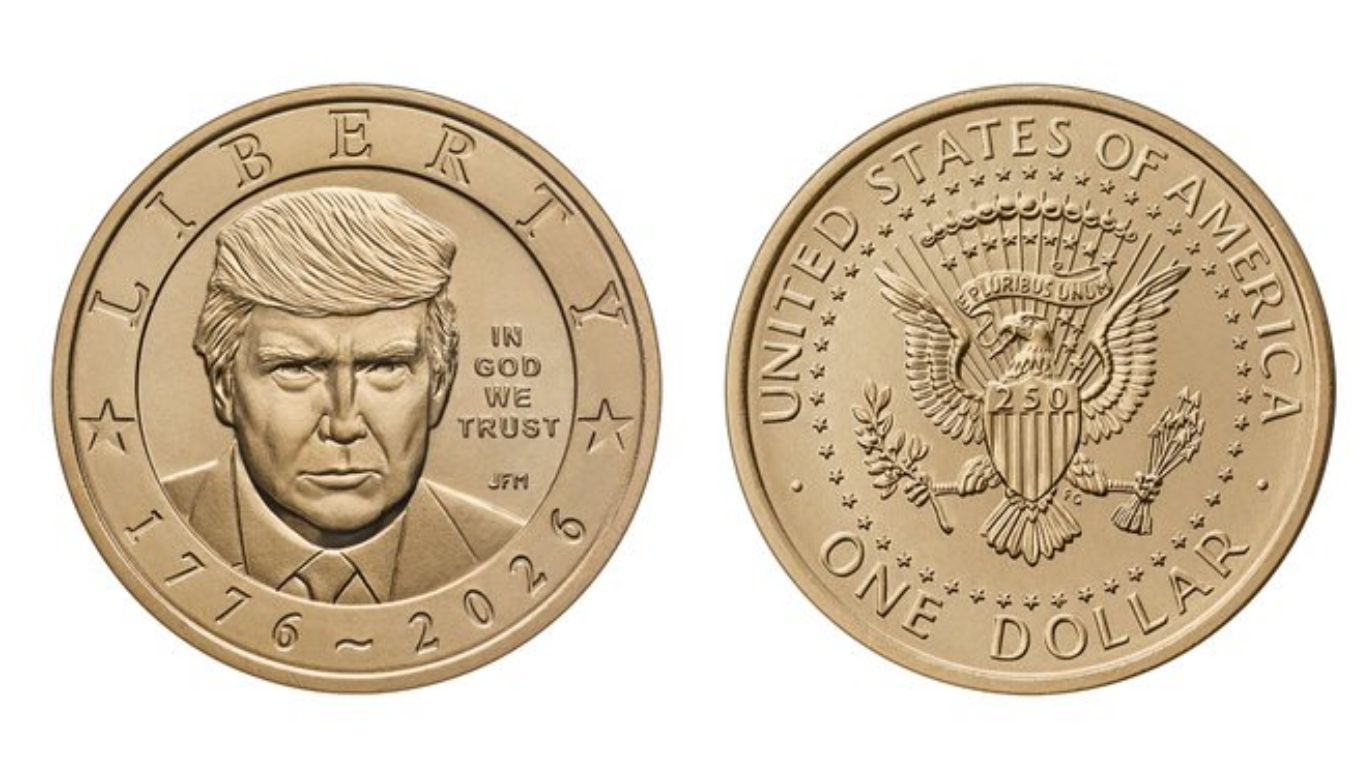 US Mint begins production of $1 coin bearing Trump’s face for America’s 250th anniversary