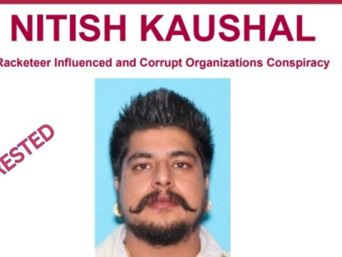 FBI arrests Punjab-linked gangster Nitish Kaushal in Vermont