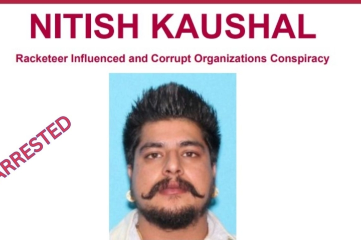 FBI arrests Punjab-linked gangster Nitish Kaushal in Vermont