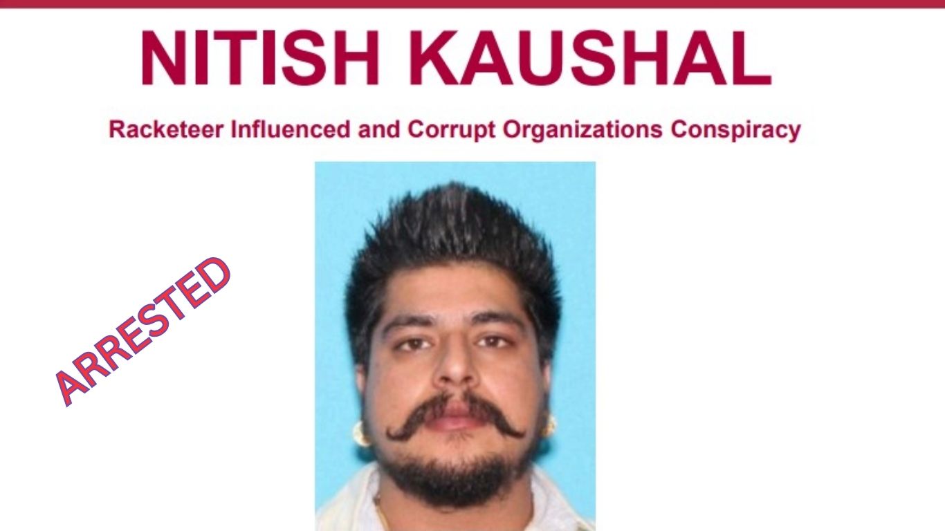 FBI arrests Punjab-linked gangster Nitish Kaushal in Vermont