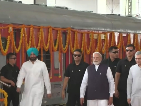 Modi targets AAP in Punjab, launches major rail projects