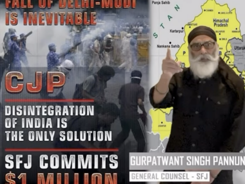 Sikhs for Justice pledge $1 million towards “dissolution, disintegration and Balkanization of India” 