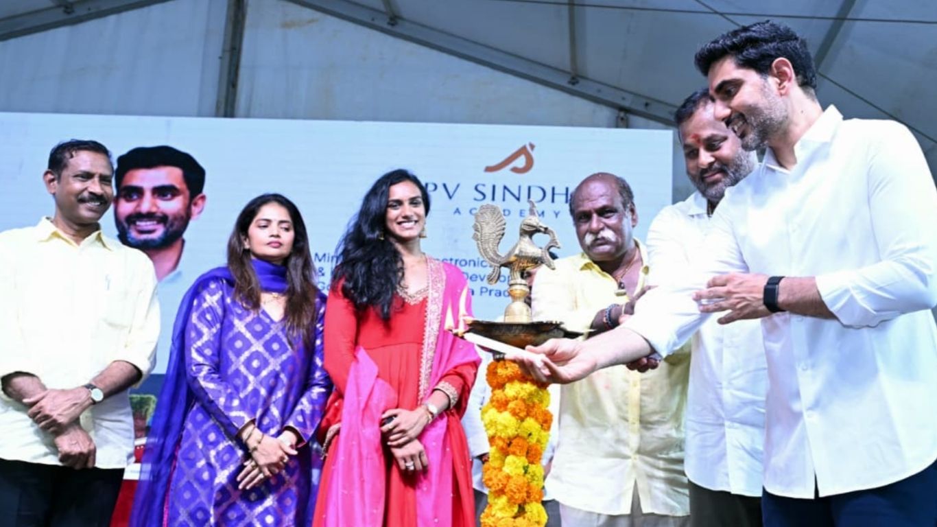 PV Sindhu begins Sports Excellence Center in Visakhapatnam
