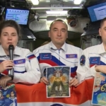 Russian cosmonauts greet India on Independence Day