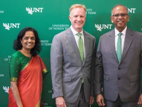 UNT names AI College after Sinha family gift 