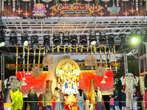 East Bay Ka Raja draws 25,000 to Grand Ganesh Festival