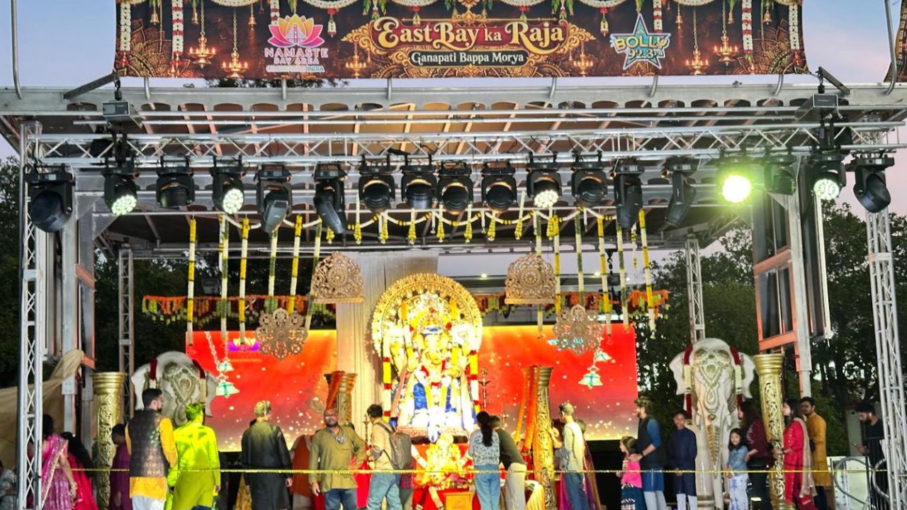 East Bay Ka Raja draws 25,000 to Grand Ganesh Festival