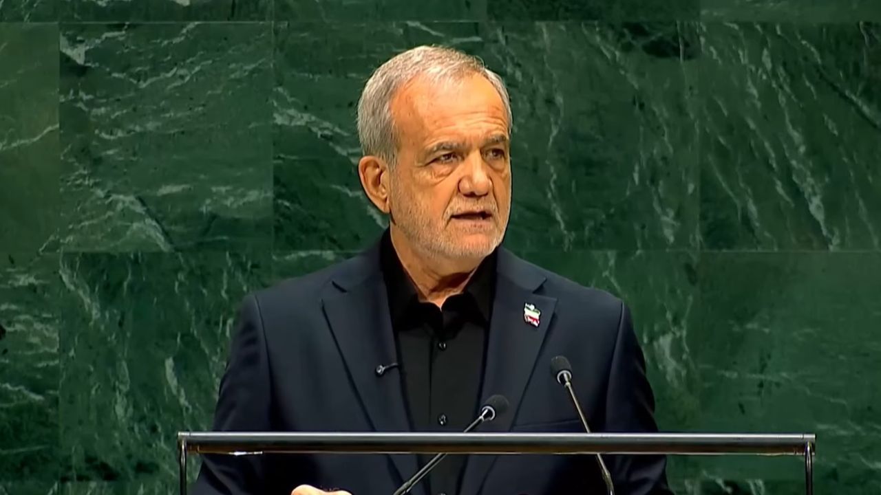 Pezeshkian defies Trump in UN speech on Iran war 